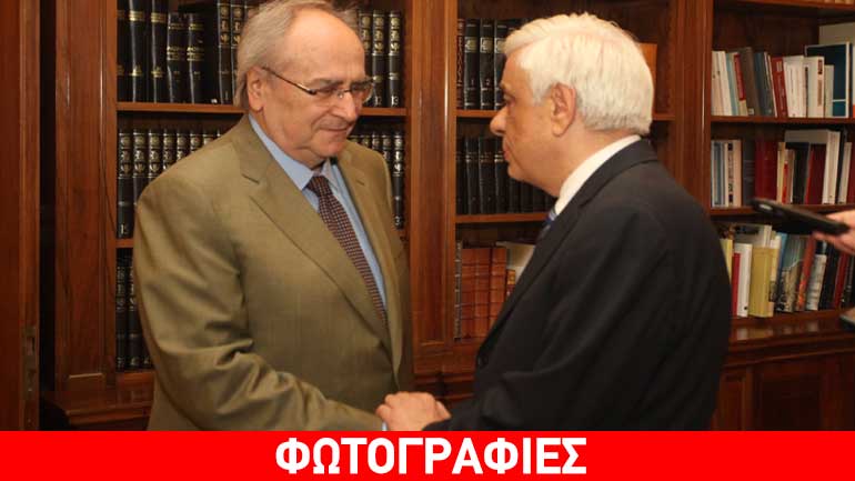 Συνάντηση Παυλόπουλου-Κωνσταντόπουλου στο Προεδρικό Μέγαρο